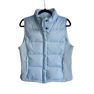 GAP Puffy Vest Women’s Medium Baby Blue